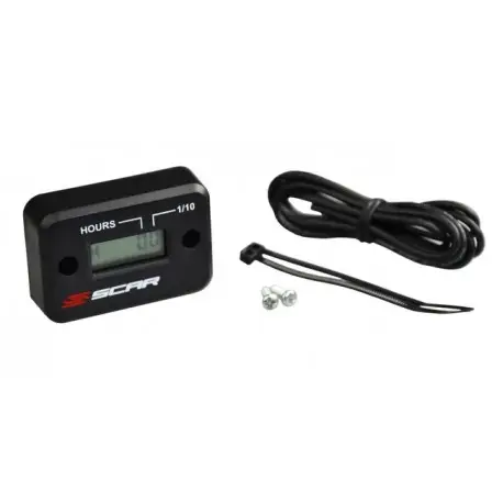 Compteur d'heures SCAR filaire avec Velcro Marque