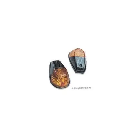 Clignotants Gouttes Carbone orange Quantité Limitée