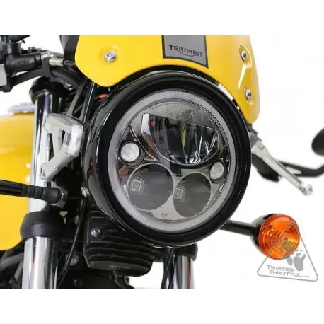 Réduction Support optique de phare moto DENALI kit adaptateur M7 Triumph