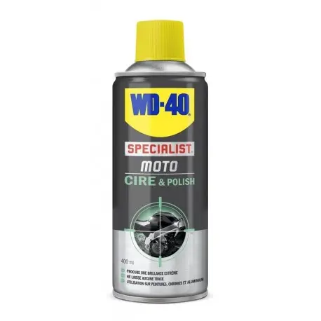 Offre Limitée Cire et Polish WD 40 Specialist Moto Spray 400 ml