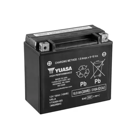 Batterie moto YUASA sans entretien YTX20H-BS Prix Choc