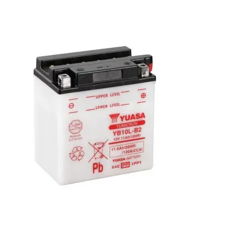 Batterie moto YUASA YB10L-B2 Vente Directe
