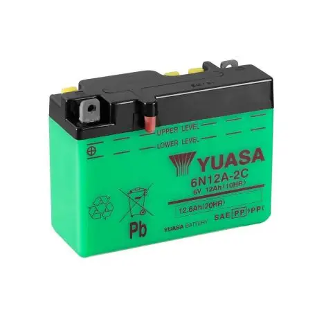 Batterie moto YUASA 6N12A-2C / B54-6 Nouveauté