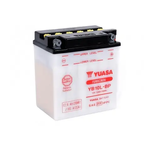 Batterie moto YUASA YB10L-BP Livraison Gratuite
