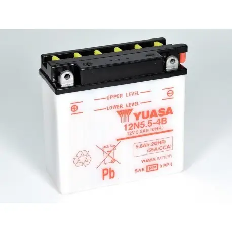 Meilleure Vente Batterie moto YUASA 12N5.5-4B
