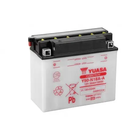 Batterie moto YUASA Y50-N18A-A Dernière Chance