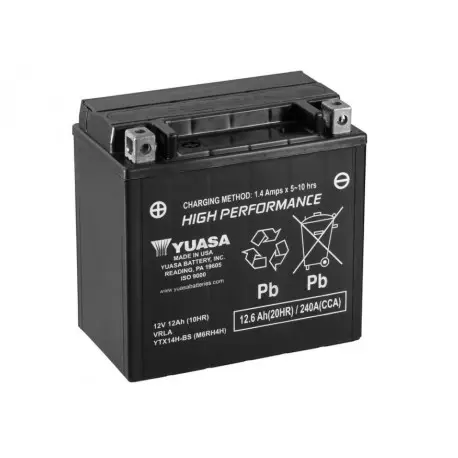 Super Prix Batterie YUASA Sans entretien YTX14H-BS