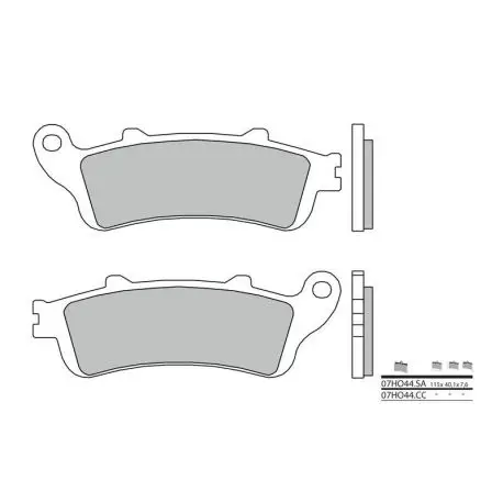 Dernier Modèle Plaquettes de frein BREMBO 07HO44SA métal fritté