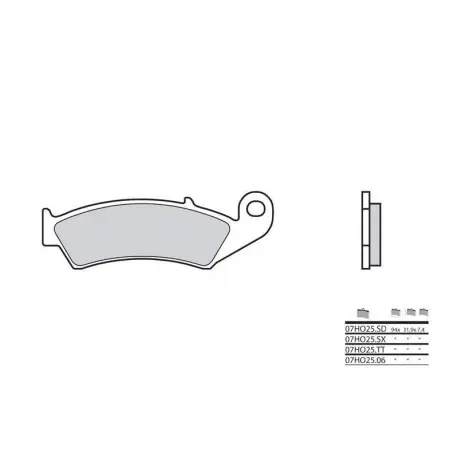 Plaquettes de frein route carbone céramique BREMBO 07HO2506 Commander Maintenant