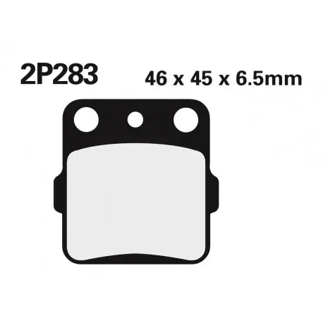 Plaquettes de frein route /Off-Road métal fritté NISSIN 2P-283ST Quantité Limitée