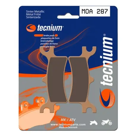 Remise Plaquettes de frein TECNIUM MX / Quad métal fritté MOA287