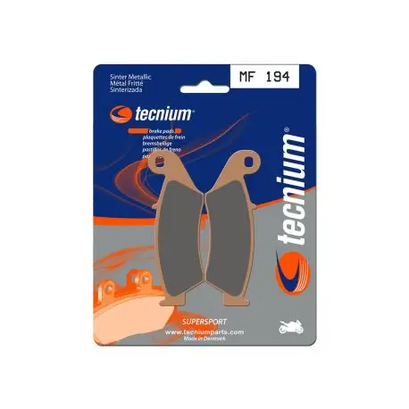 Plaquettes de frein moto Performance métal fritté TECNIUM MF194 Produit De Marque