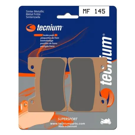 Plaquettes de frein TECNIUM Performance métal fritté MF145 Dernier Modèle