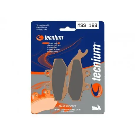Bon Plan Plaquettes de frein TECNIUM Maxi Scooter métal fritté MSS189