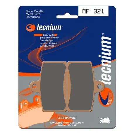 Plaquettes de frein Performance métal fritté TECNIUM MF321 Top Vente