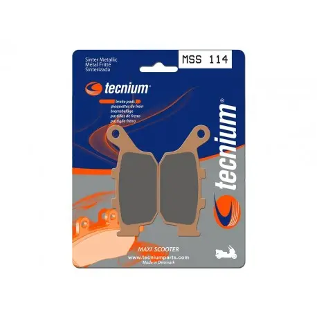 Plaquettes de frein Maxi Scooter métal fritté TECNIUM MSS114 Marque