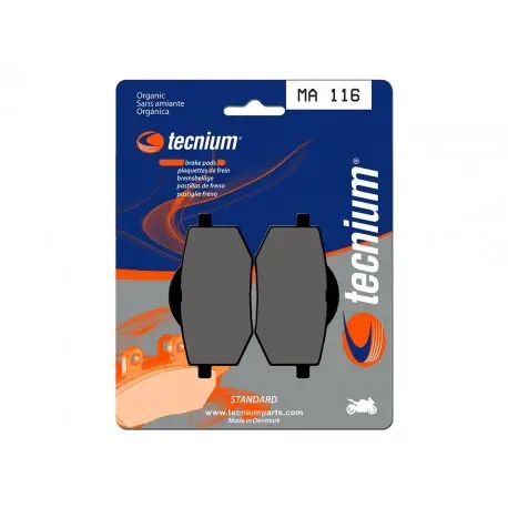 Commander Maintenant Plaquettes de frein TECNIUM route organique MA116