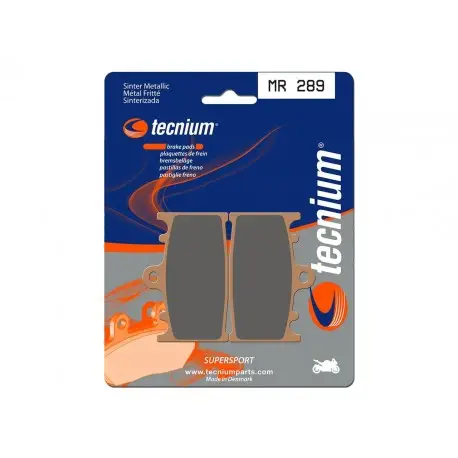 Promotion Saisonnière Plaquettes de frein TECNIUM Performance métal fritté MR289