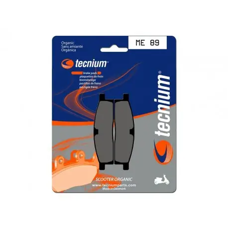 Vente Directe Plaquettes de frein TECNIUM Scooter organique ME89