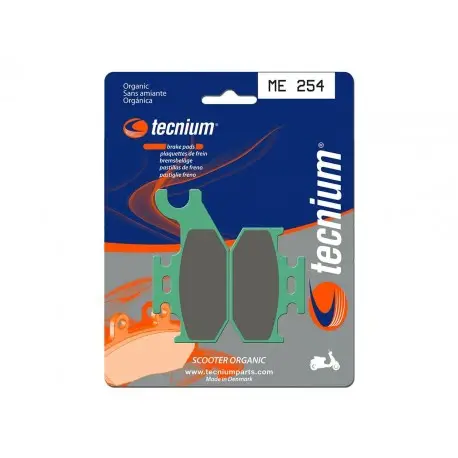 Plaquettes de frein TECNIUM Scooter organique ME254 Meilleure Vente