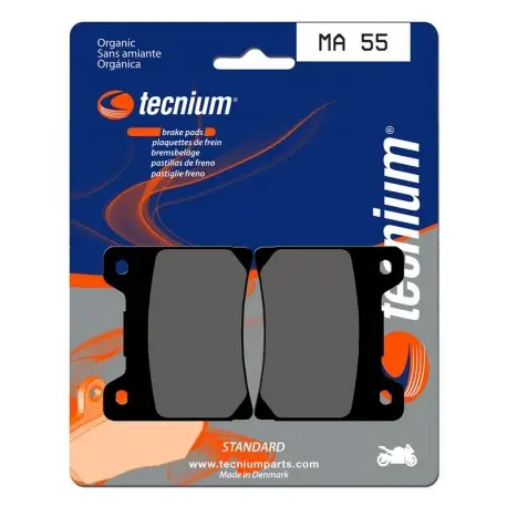 Plaquettes de frein TECNIUM route organique MA55 Offre Exclusive