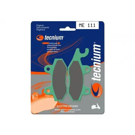 Plaquettes de frein Scooter organique TECNIUM ME111 Commander Vite
