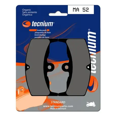 Plaquettes de frein route organique TECNIUM MA52 Nouvel Arrivage