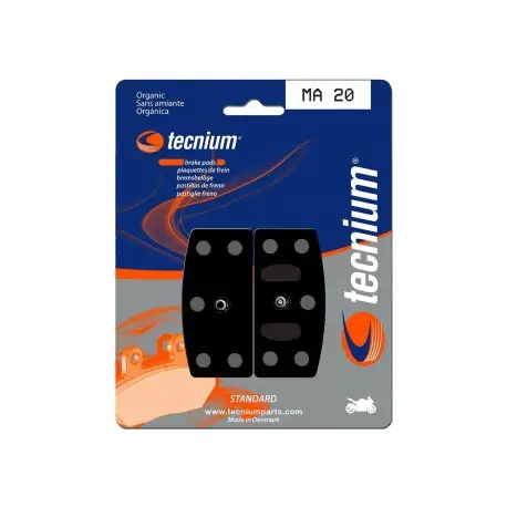 Plaquettes de frein route organique TECNIUM MA20 Dernière Chance