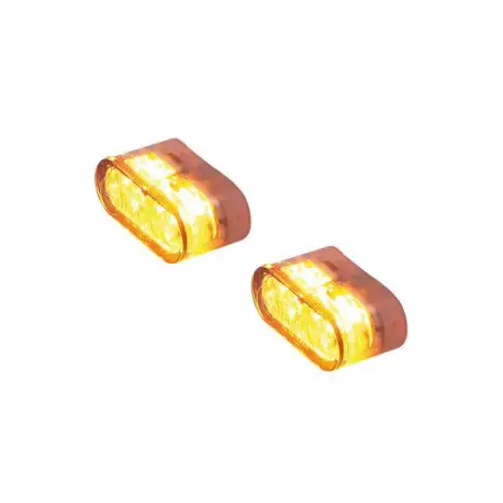 Authentique Clignotant LED HIGHSIDER homologué pro Little Star-MX fumé