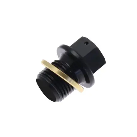 Pas Cher Bouchon de vidange TECNIUM aluminium noir M12x1.5x13