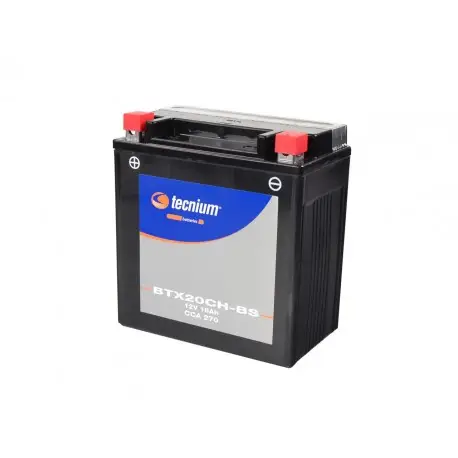 Prix Choc Batterie moto Tecnium 12 volts sans entretien YTX20CH-BS BTX20CH-BS