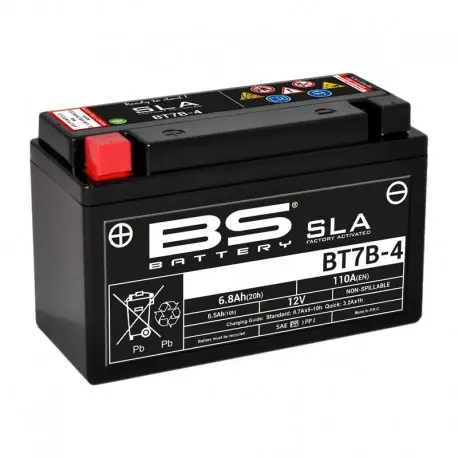 Batterie moto BS BATTERY SLA YT7B-4 Commander Vite