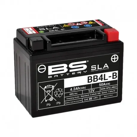 Prix Choc Batterie BS BATTERY SLA GEL YB4L-B/ BT4-A3