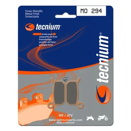 Petit Prix Plaquettes de frein Racing MX/Quad métal fritté TECNIUM MOR294