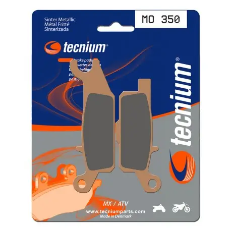 Affaire À Saisir Plaquettes de frein TECNIUM MX / Quad métal fritté MO350
