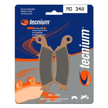 Plaquettes de frein TECNIUM MX / Quad métal fritté MO340 Réduction