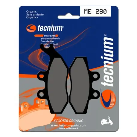 Plaquettes de frein Scooter organique TECNIUM ME280 Remise