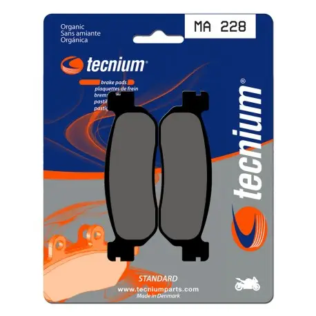 Meilleure Vente Plaquettes de frein TECNIUM route organique MA228