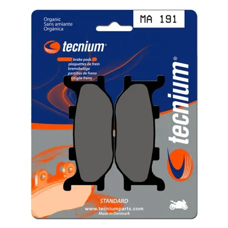 Prix Bas Plaquettes de frein route organique TECNIUM MA191