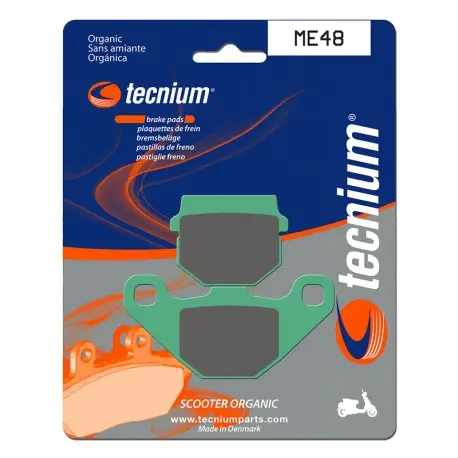 Plaquettes de frein Scooter organique TECNIUM ME48 Prix Cassé