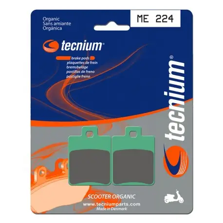 Plaquettes de frein Scooter organique TECNIUM ME224 Livraison Gratuite
