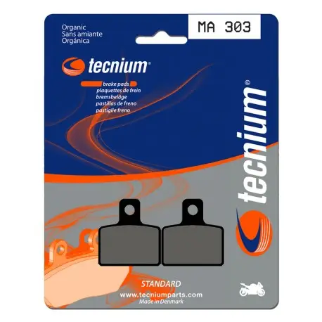 Plaquettes de frein Route organique TECNIUM MA303 Promotion Saisonnière
