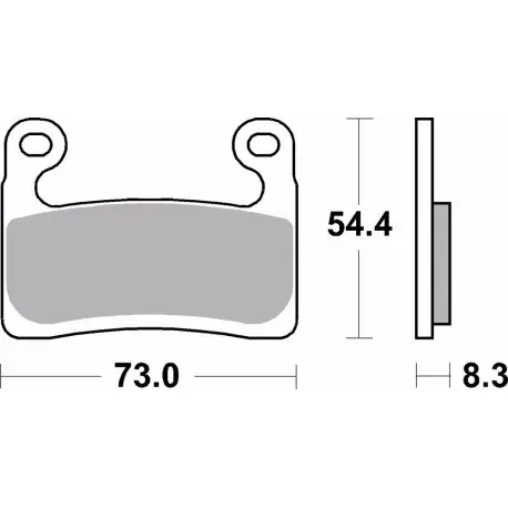 Bon Plan Plaquettes de frein Route métal fritté BREMBO 07GR90SA