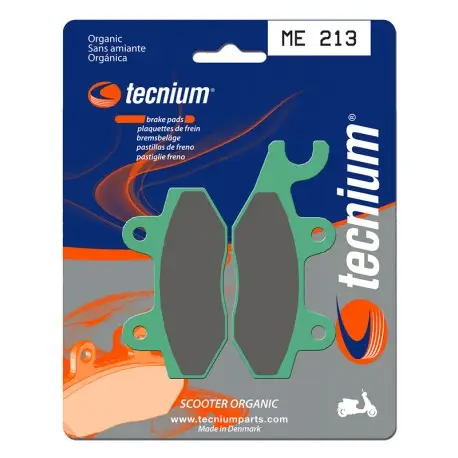 Plaquettes de frein Scooter organique TECNIUM ME213 Nouvel Arrivage