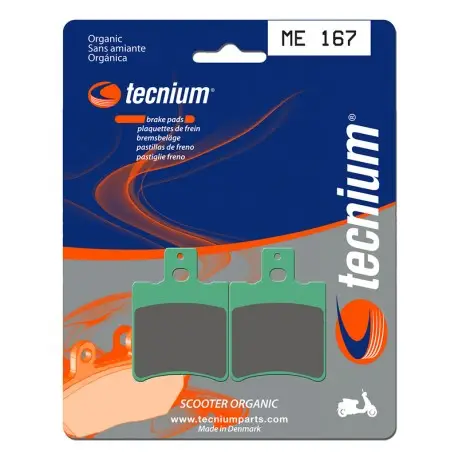 Soldes Plaquettes de frein Scooter organique TECNIUM ME167