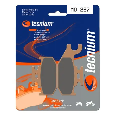 Prix Réduit Plaquettes de frein MX/Quad métal fritté TECNIUM MO267