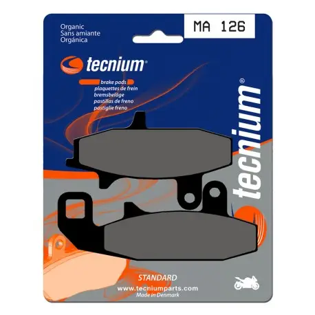 Plaquettes de frein TECNIUM route organique MA126 Livraison Gratuite