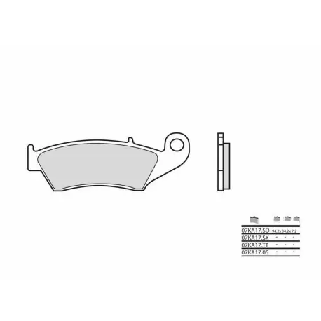 Promotion Saisonnière Plaquettes De Frein Off-Road métal fritté Brembo 07KA17SD
