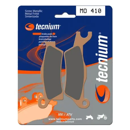 Plaquettes de frein MX/Quad métal fritté TECNIUM MO410 Commande En Gros