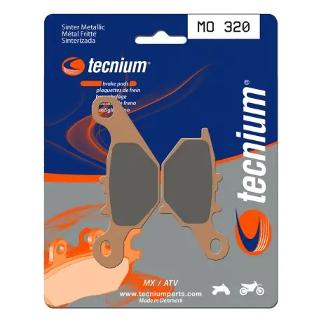 Plaquettes de frein TECNIUM MX / Quad métal fritté MO320 Nouvel Arrivage